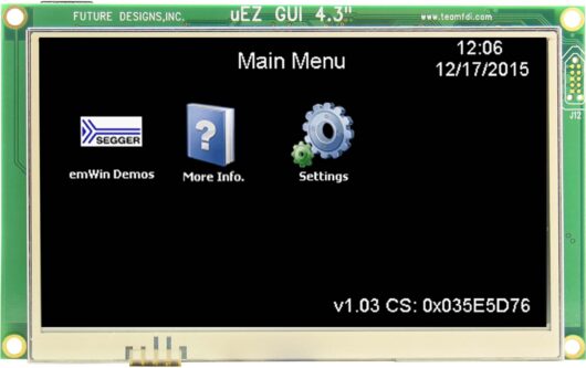 A photo of UEZGUI-1788-43WQT from the front
