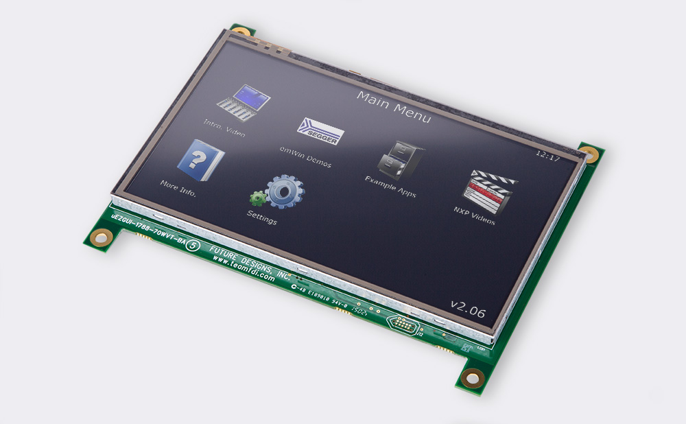 7.0″ Resistive Touchscreen LCD GUI (Production Module) – UEZGUI-1788-70WVT-BA