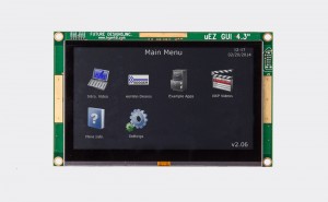 µEZGUI-4088-43WQN Front View