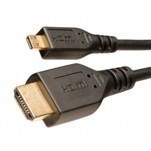 A photo of Tripp Lite HDMI to micro HDMI cable