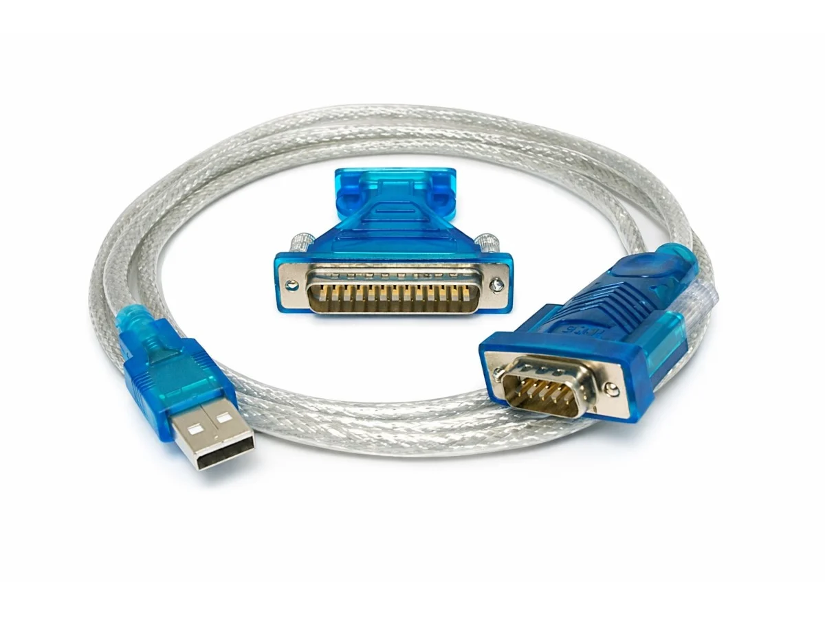 USB 2.0 to RS-232 DB-9 Male Cable