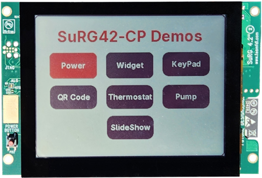 4.2″ PCAP Touchscreen LCD GUI (Dev Kit) – SuRG42-CP-DK