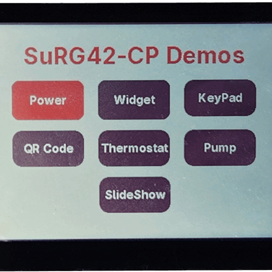 4.2″ PCAP Touchscreen LCD GUI (Dev Kit) – SuRG42-CP