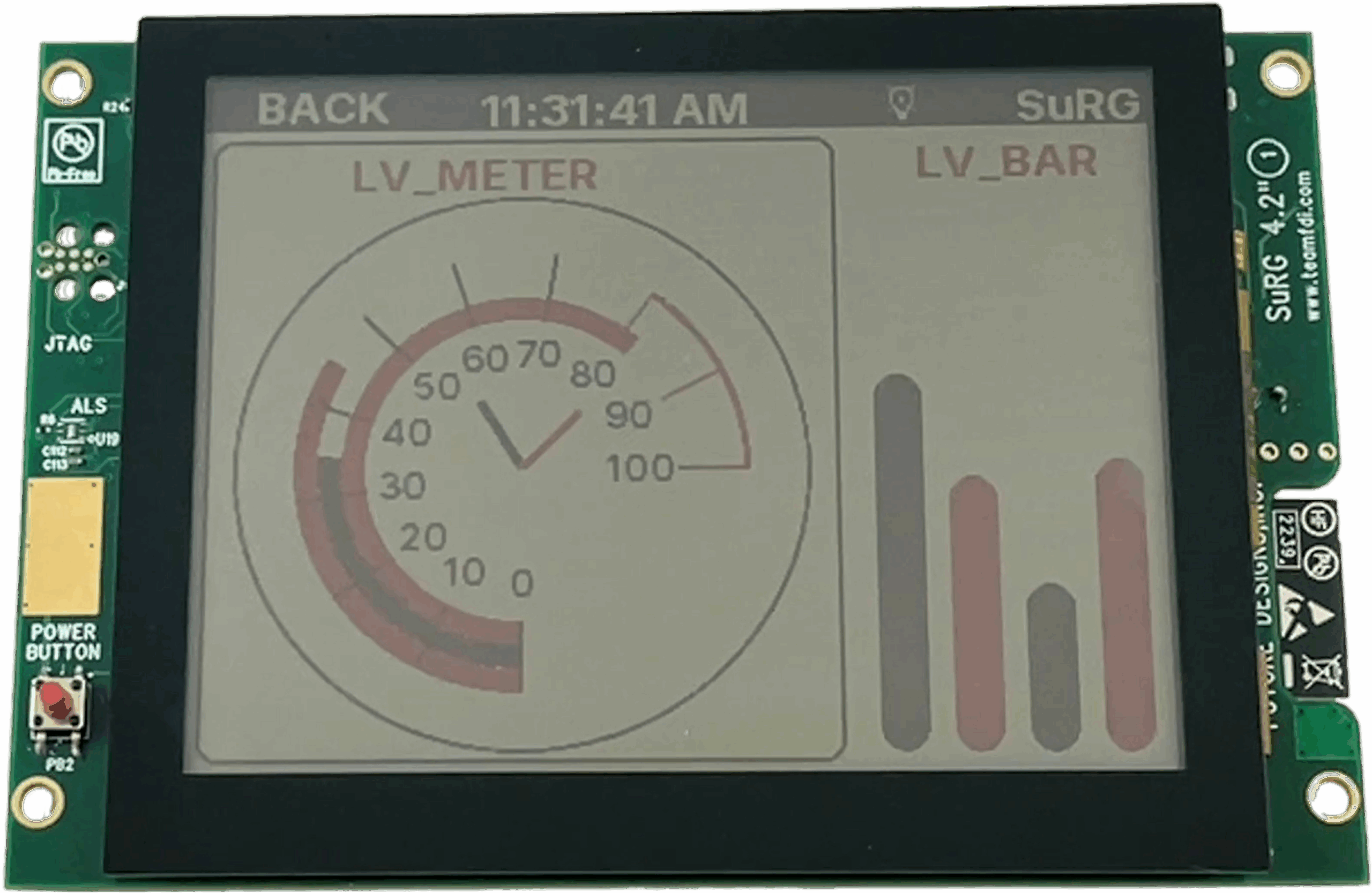 4.2″ PCAP Touchscreen LCD GUI (Production Module) – SuRG42-CP - Image 5