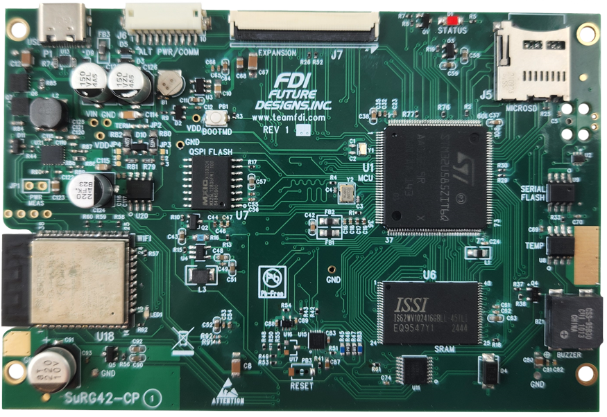 4.2″ PCAP Touchscreen LCD GUI (Production Module) – SuRG42-CP - Image 2
