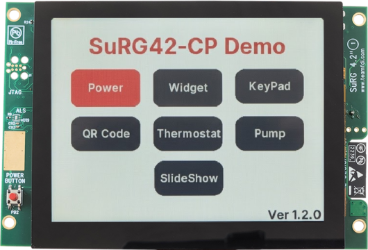 4.2″ PCAP Touchscreen LCD GUI (Dev Kit) – SuRG42-CP-DK