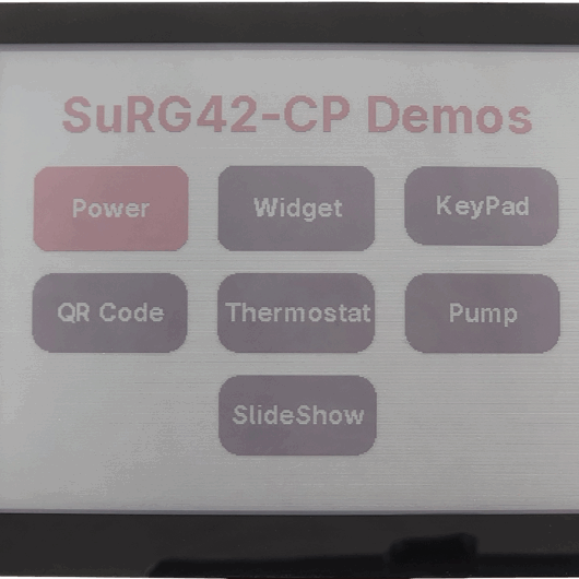 4.2″ PCAP Touchscreen LCD GUI (Dev Kit) – SuRG42-CP