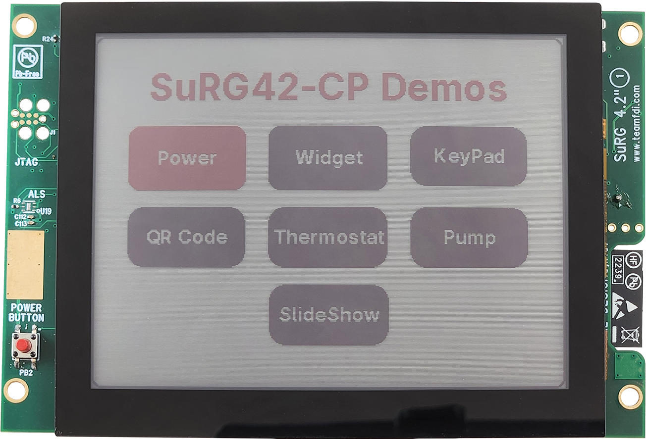 4.2″ PCAP Touchscreen LCD GUI (Dev Kit) – SuRG42-CP